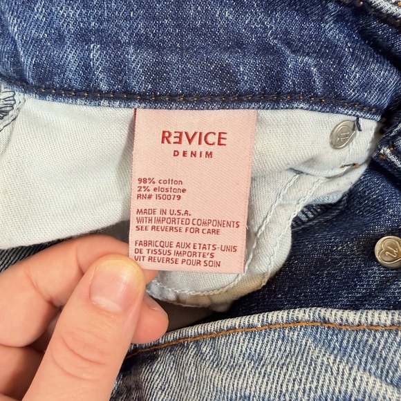 Revice Size 27 Patchwork Re done Matchmaker Love at First Sight Jeans Straight - Picture 4 of 13
